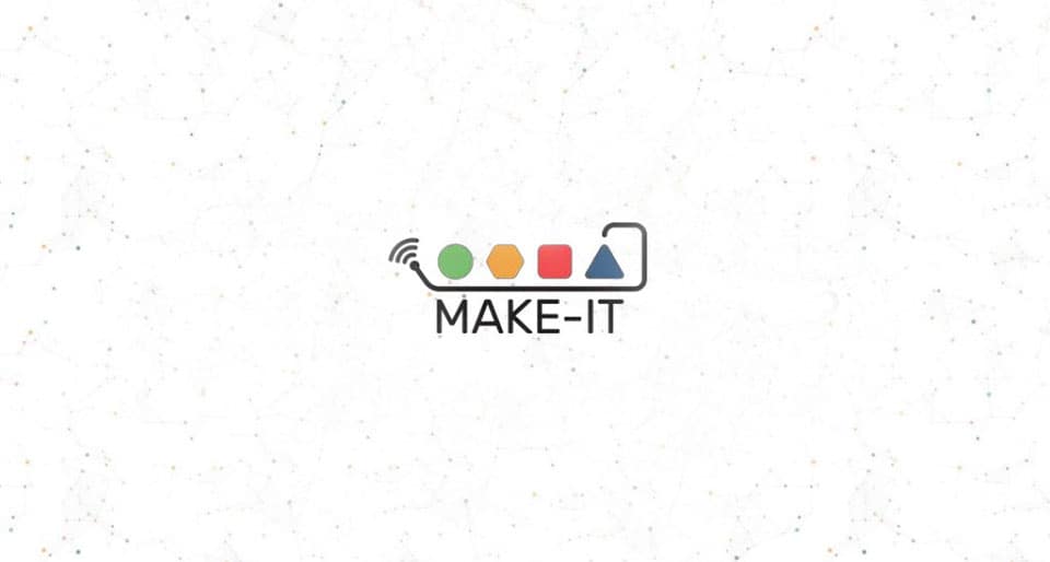 Make IT logo with background