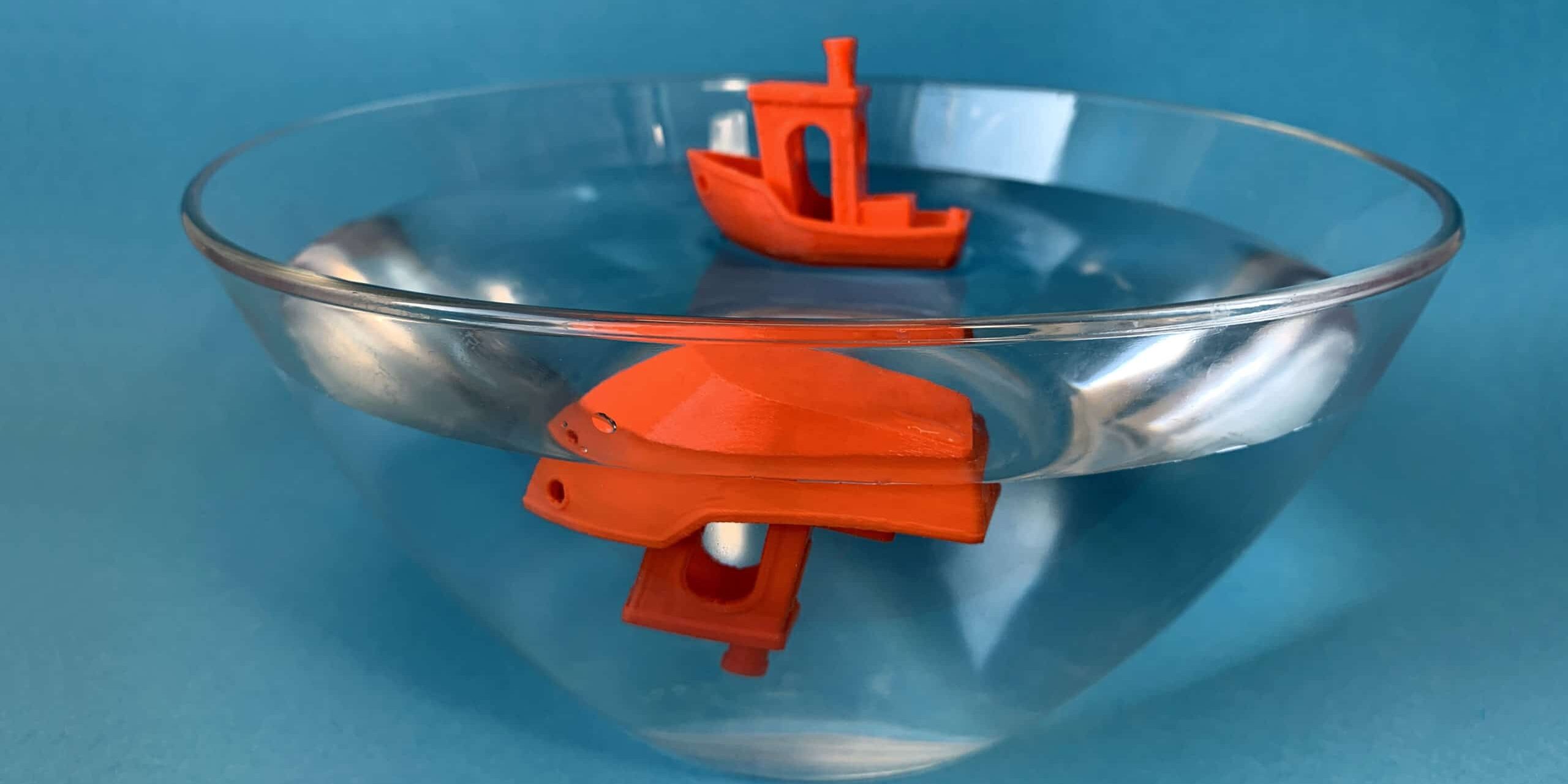 Benchy floating