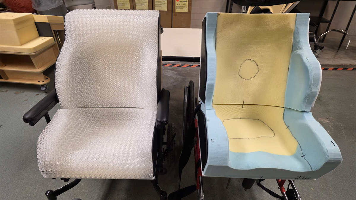 Foam seat vs 3D-print seat Foam seat vs 3D-print seat