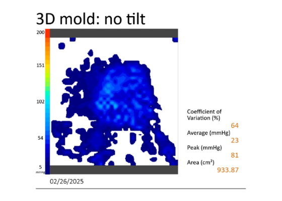 3D printed seat pressure mapping