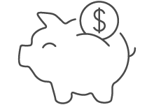 Cost effective icon