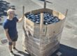 Empty spools recycled