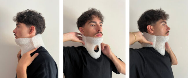 3D printed collar banner 3D printed collar
