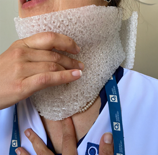 3D printed collar Programmable Foam