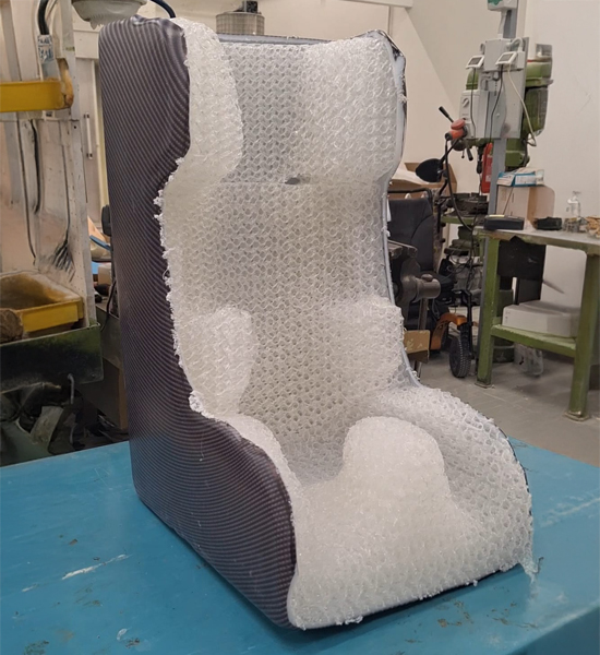 3D printed Programmable Foam seat