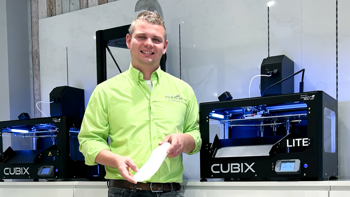 Multhoff and Cubix 3D-printed custom insoles