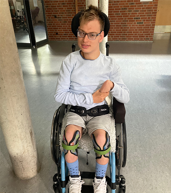 Henry 3D printed wheelchair