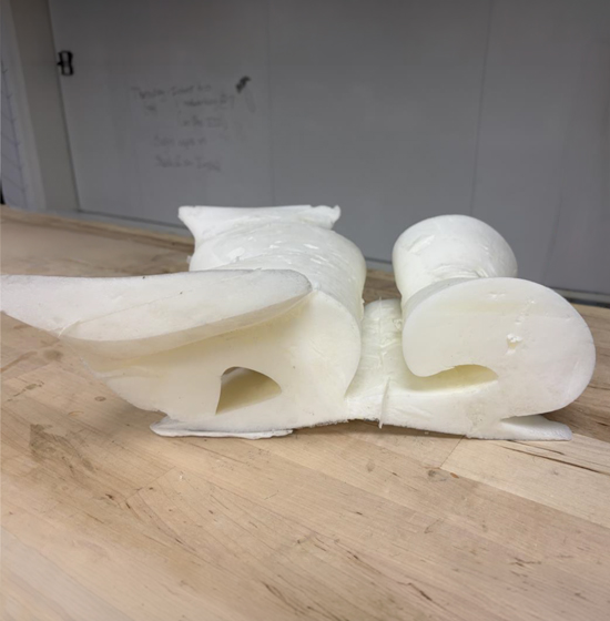 Traditional foam molded